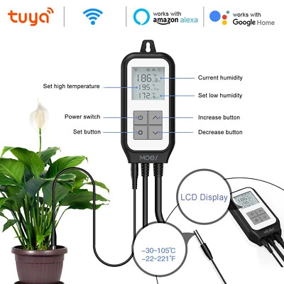 WLAN Temperaturregler mit fühler, Heizen Kühlen Schalter Steckdose Thermostate - Bild 1 von 4