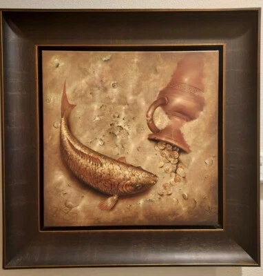 Vladimir Kush What the Fish was Silent About - Muy bien enmarcado Foto 1 de 3