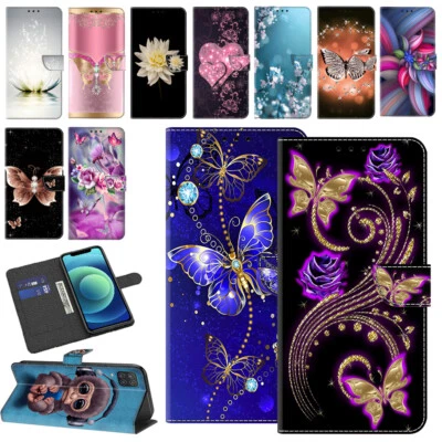 Case For Samsung Galaxy S25 Ultra S25 S25+ Painted Leather Wallet Flip Cover - Image 1 of 4