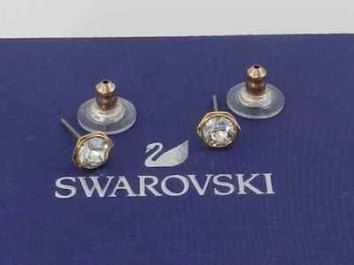 Joyería Swarovski Pendientes Hexagonales Tono Oro Rosa 5371199 EN CAJA Foto 1 de 4