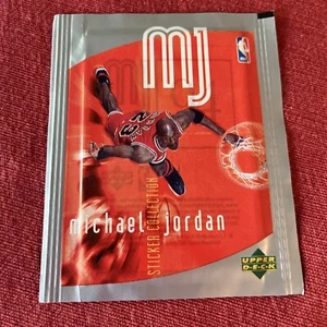 1998 Upper Deck MJ Sticker Collection Stickers 1 Unopened Package of 6 Fun!! - Picture 1 of 5