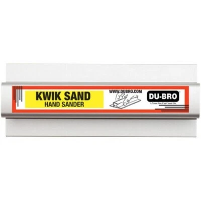 Dubro 5.5" 5.5 Inch Kwik Sand Hand Sander Balsa Airplane Sanding Tool DUB340055 - Image 1 of 2