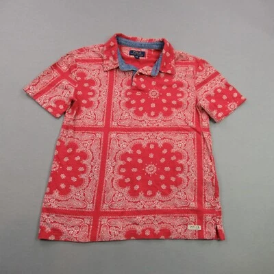 Camisa Polo Ralph Lauren Niños Grande Manga Corta Exterior Botón Delantero Cachemira Foto 1 de 4