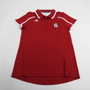 NC State Wolfpack adidas Polo Women's Red/White Used - Picture 1 of 5