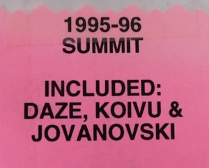 Pinnacle Summit Complete Hand Coordinate 1995/96 Hockey Card Set - 200 Cards - Picture 1 of 3