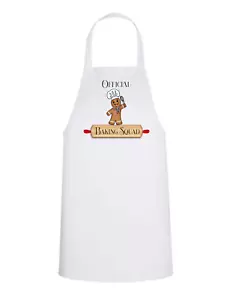 Escuadrón Oficial de Panadería - Delantal Blanco con Diseño de Color Gran Regalo - Imagen 1 de 1