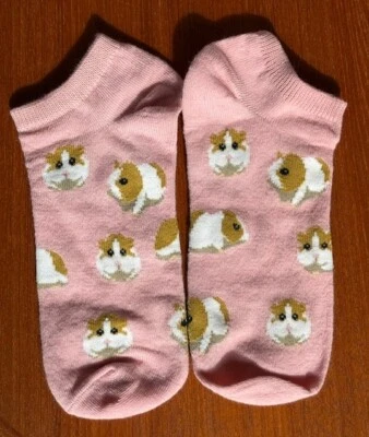 Calcetines Xhilaration Para Mujer Talla 4-10 Rosa Hámster Corte Bajo Novedad NUEVOS SIN Etiquetas Foto 1 de 2