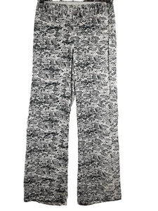 Vintage Cache Wide Leg Chiffon Pants Size 6 Tall Snake Print Lined Y2K 90s Chic - Picture 1 of 14