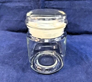 Tarro redondo de vidrio transparente con tapa hermética almacenamiento/tarro de velas - Imagen 1 de 10