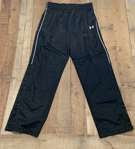 Under Armour Basketball Pants Black Atom Pattern Track Loose Mens XL XLarge Used - Picture 1 of 9