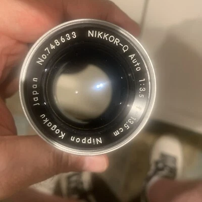 Lente Nippon Kogaku/Nikon NIKKOR-Q Auto 1:3,5 f=13,5 cm No.748633 de colección Foto 1 de 4