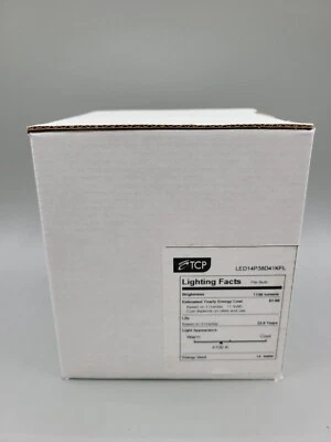 NEW TCP LED14P38D41KFL 14W PAR38 LED Light Bulb Dimmable Medium E26 Flood 4100K - Image 1 of 4