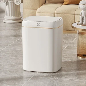 Touchless Garbage Bin with Lid 13 L Automatic 3 Modes No Batteries Included # - Picture 1 of 12