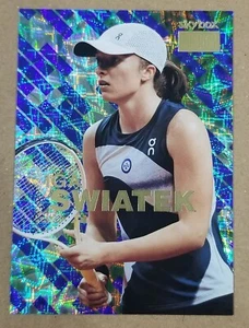 2022 Skybox Metal Universe Champions S-18 RC Blue /75 Iga Swiatek JF - Picture 1 of 2