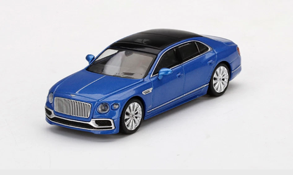 Mini GT Bentley Flying Spur 1/64 sedán azul neptuno diecast modelo de coche MGT00351 Foto 1 de 1