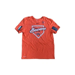 NWT NEW Oregon State Beavers Baseball Nike Men's Logo Dri Fit Cotton Shirt Small - Picture 1 of 1