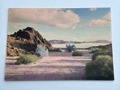STEPHEN WILLARD PHOTOGRAPH HAND PAINTED COLORED PAINTING ON DESERT PHOTO FAMOUS - Image 1 of 4