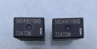 Relé de 5 pines derecho Tyco 56049018AB 72472M/72472W 4671168E 2 piezas Foto 1 de 4