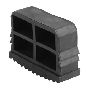 2 Piezas Pies de Escalera de Goma Pies de Agarre para Escalera de Aluminio Antideslizante Negro YAN - Imagen 1 de 7