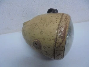 Hella Scheinwerfer Lampe Wehrmacht oldtimer Original Sandfarbe Afrika - Bild 1 von 13