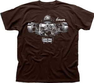 Boxer Engine R1200GS GS R Adventure R1200RT R1200R bmw BROWN tshirt OZ9799 - Picture 1 of 2