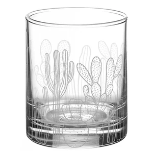 SOUTHWEST DESERT FLORA Whiskey Glass - Picture 1 of 5