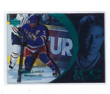 97-98 UPPER DECK ICE LEGENDS BRIAN LEETCH RANGERS #76