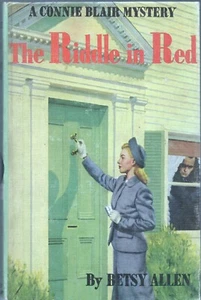 Connie Blair The Riddle in Red Grosset Dunlap Picture Cover HC 1948 Reprint - Imagen 1 de 3