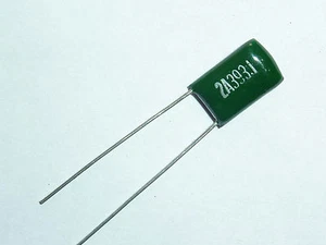 20PCS 100V 0.039uF 39nF 39000pF 2A393J ±5% Mylar Film Capacitors Radial - Picture 1 of 1