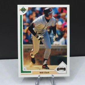 1991 Upper Deck - Will Clark #445 San Francisco Giants MLB Baseball Card - Picture 1 of 2