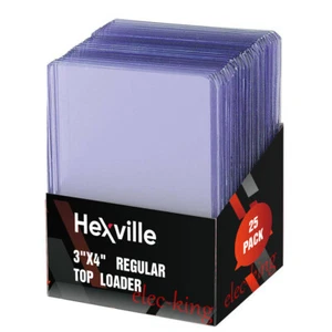 Sport Card Holders Top loaders Standard Regular 3x4 25, 50, 100, 200, 500 1000 - Picture 1 of 12