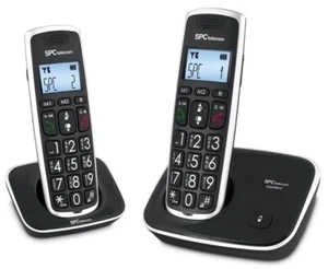 TELEFONO DECT SPC COMFORT KAISER DUO 7609N NEGRO - Imagen 1 de 1