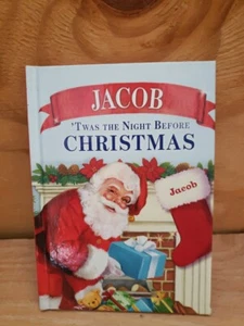 'Twas The Night Before Christmas Your Child's Name Custom Hardcover Book (Jacob) - Picture 1 of 2