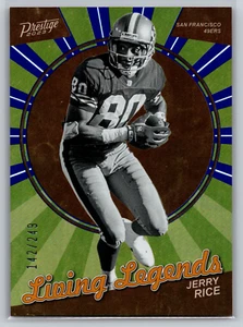 Jerry Rice 2023 Panini Prestige Living Legends Xtra Points Blue /249 LL-21 - Picture 1 of 2