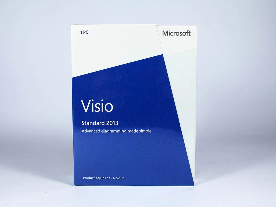 Microsoft Visio 2013 Standard Vollversion, für 32-Bit bzw. x64 - SKU: D86-04736 - Bild 1 von 1
