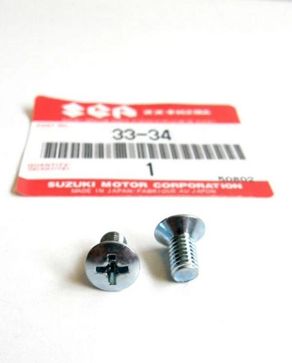 Parafusos anel aro farol NOS Suzuki gs1100 gs1000 gs850 gs750 gs650 - Imagem 1 de 1