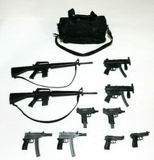 HOT TOYS THE MATRIX NEO MMS466 NEO WEAPONS & BAG SET NEW 1/6 SCALE GEM SET