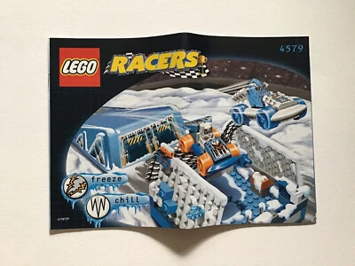 Lego Racers Xalax Ice Ramp Racers 4579 Year 2001 Instruction Manual Booklet - Image 1 of 2