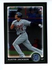 2010 Bowman Draft Picks & Prospects   Austin Jackson RC #BDP10 Detroit Tigers