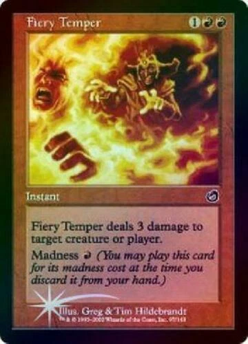 Fiery Temper - Foil  MTG Torment LP/EX - Image 1 of 1