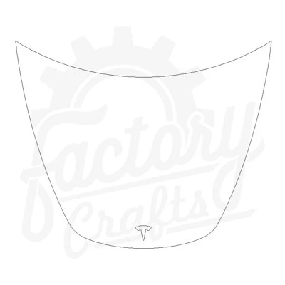 Stone Guard Paint Protection Film Clear Bra PPF For Tesla Model S 16-21 F-Hood - Image 1 of 4