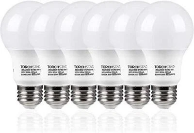 TORCHSTAR A19 LED Light Bulbs, 9W (60W Equivalent), 5000K Daylight, Non-dimmable - Image 1 of 4