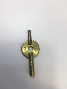 Vintage Messing Kutschenuhr Schlüssel Made in England Größe Nr 2 - Bild 1 von 5