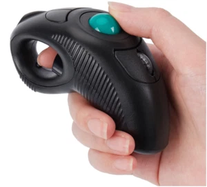 Wireless USB Handheld Finger Trackball Mouse With Laser Pointer - Picture 1 of 11
