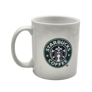 Starbucks Tazza Caffè Tazza Ceramica 2 Lati Verde Logo Sirena 12 oz - Foto 1 di 5