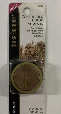 2x Loose Eye Shadow Powder Pigment Shimmer By Black Radiance Bronze #cs - Image 1 of 2