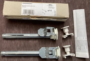 KERMI Bohrkonsolen Set ZB09990001 für Flachheizkörper ø 14 x 160mm - Bild 1 von 12