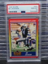 1990 Score Bo Jackson Record Breakers #591 PSA 10 GEM MINT Raiders