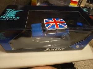 SOLIDO Prestige 1:18 British Mini Cooper S Rallye Sport RARE Metal Die-cast New - Picture 1 of 6