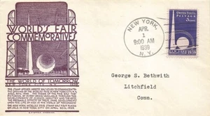 853 3c FERIA MUNDIAL DE NUEVA YORK - Anderson - púrpura - Imagen 1 de 1